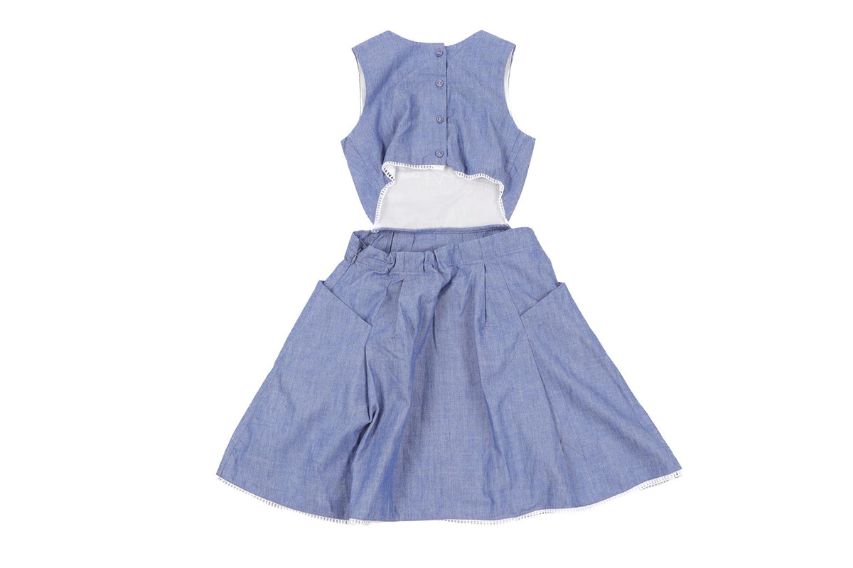 CHLOÉ BLUE KIDS GIRLS DRESS 8 YEARS