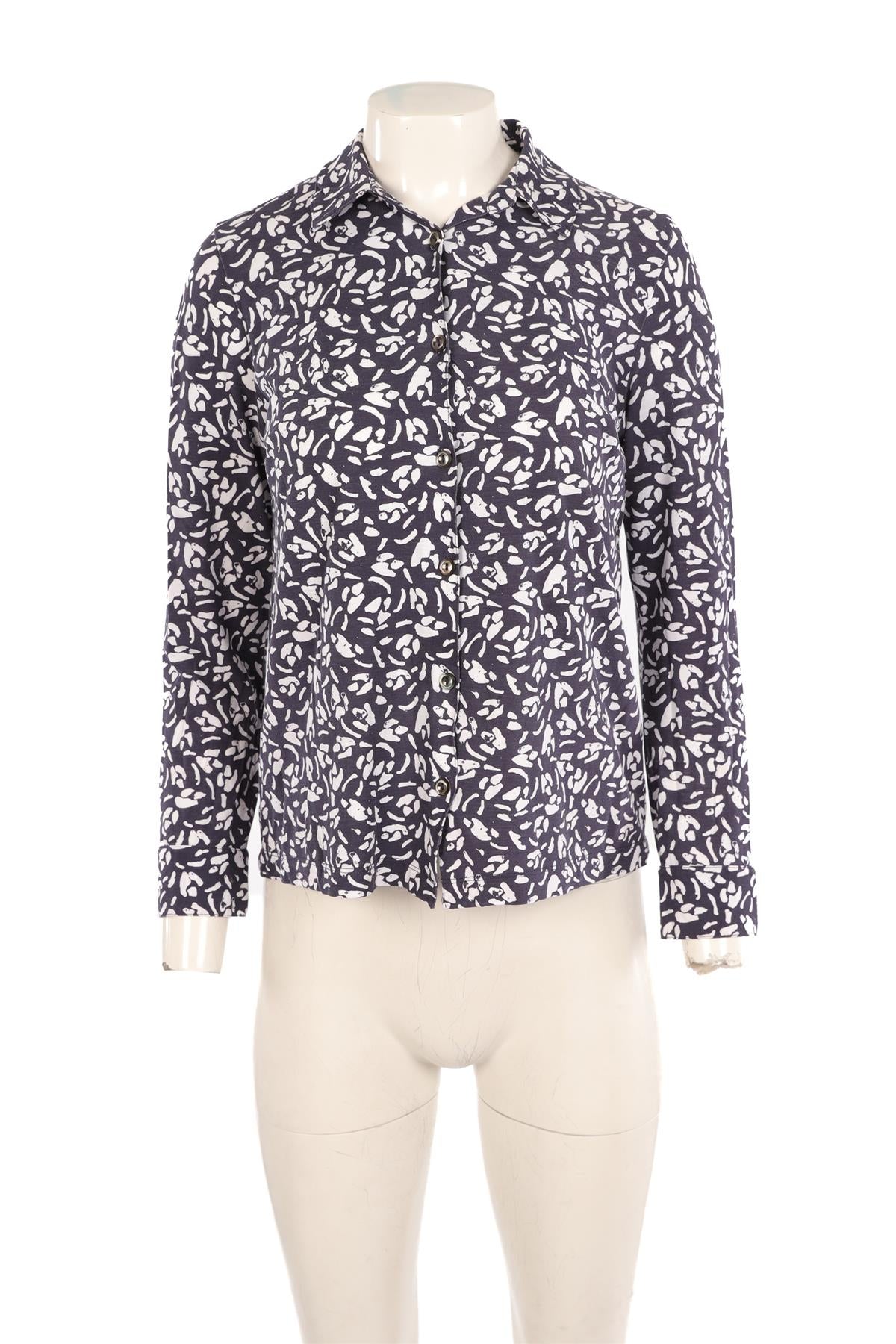 A.P.C. BLUE COTTON SHIRT SMALL