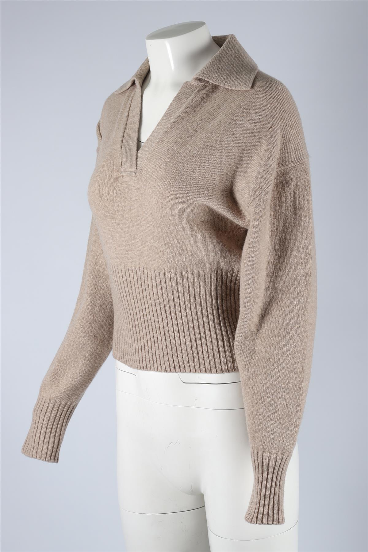 PROENZA SCHOULER BEIGE CASHMERE SWEATER XSMALL