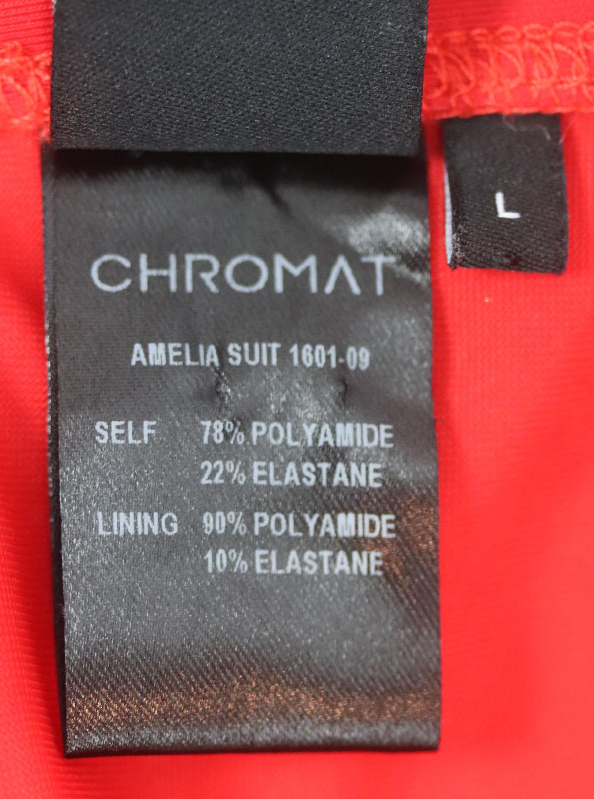 CHROMAT AMELIA CUTOUT HALTERNECK SWIMSUIT LARGE