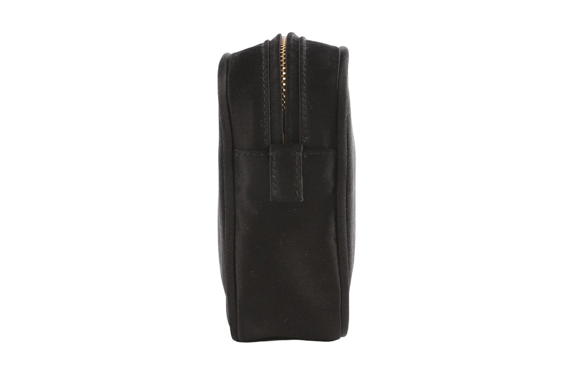 PRADA BLACK SILK JEWELLERY CASE AND DUSTBAGS