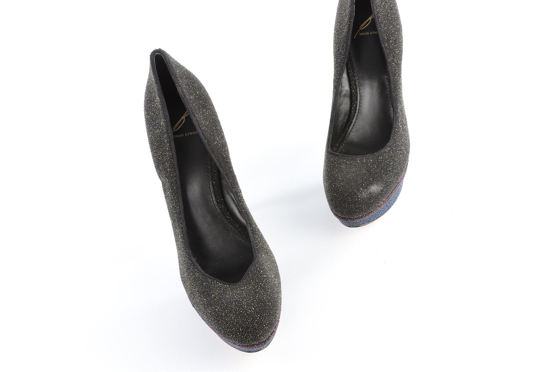 BRIAN ATWOOD MULTI FABRIC PLATFORM PUMPS