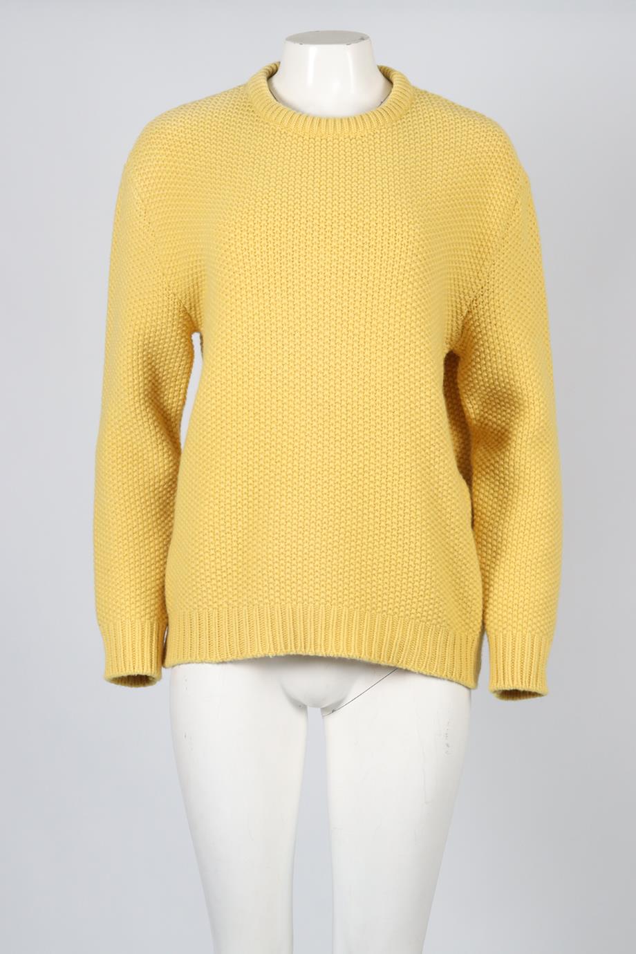 CHLOÉ WOOL AND CASHMERE BLEND SWEATER MEDIUM