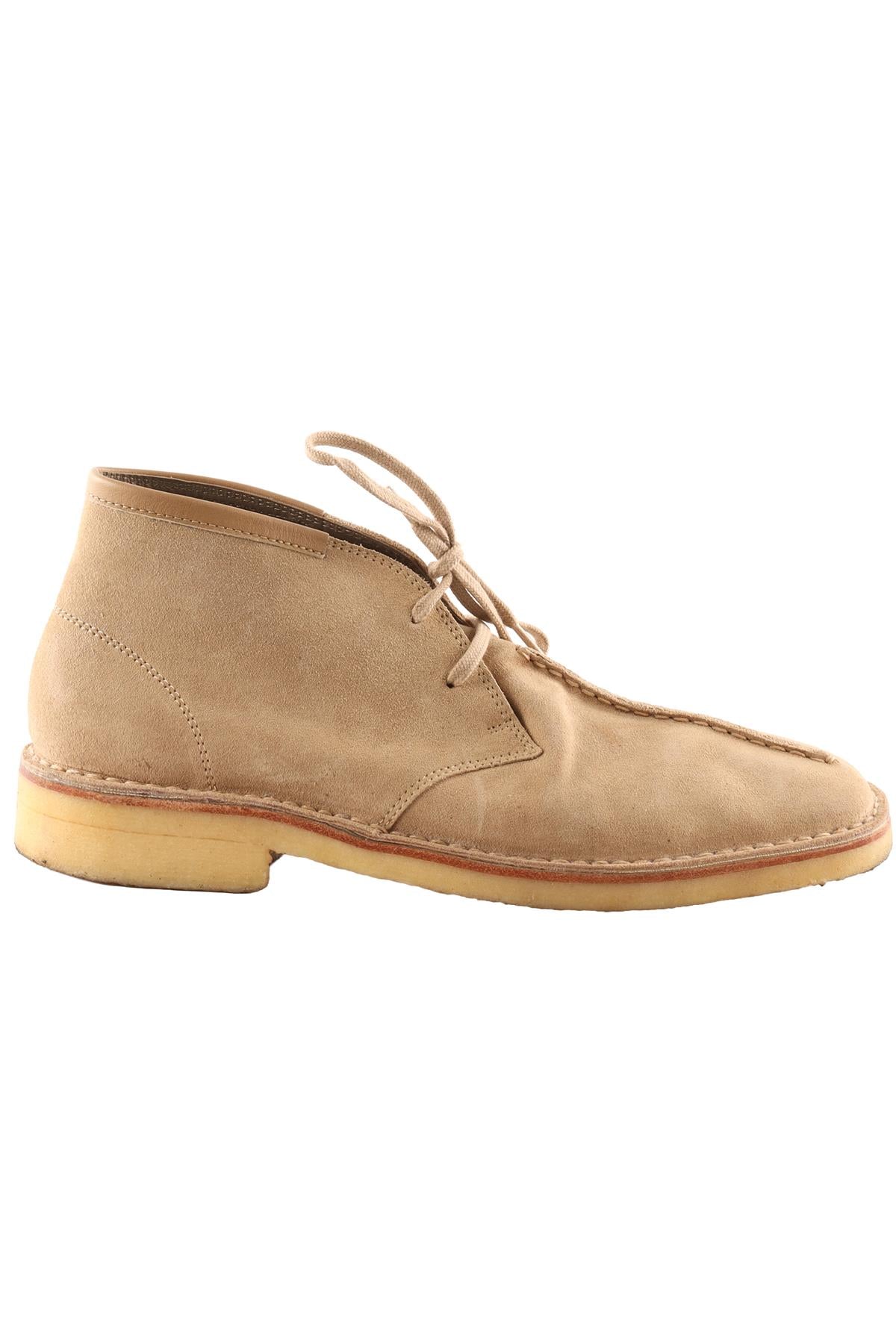 LEMAIRE CREAM MEN'S SUEDE BOOTS EU 42 UK 8 US 9