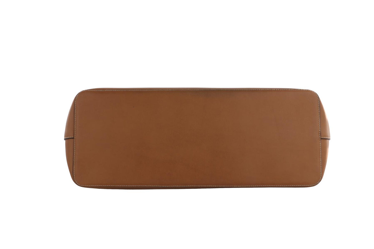 ASPINAL OF LONDON TAN REGENT LEATHER SHOULDER BAG