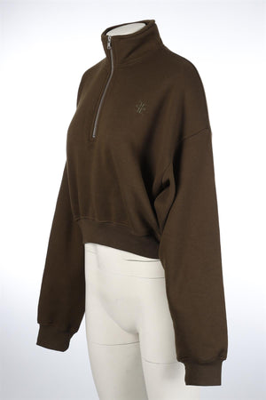 ETERNE GREEN COTTON SWEATSHIRT LARGE