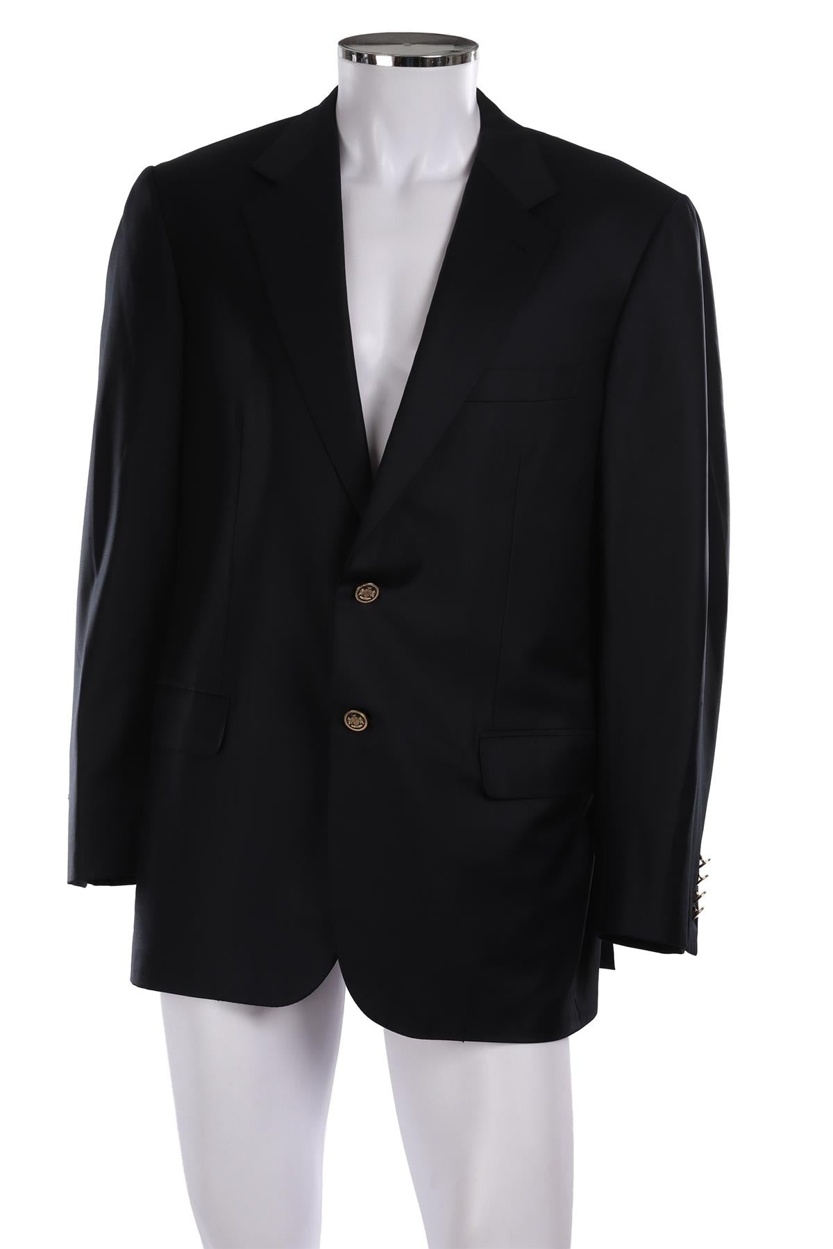 BRIONI MEN'S NAVY WOOL JACKET IT 52R UK/US 42