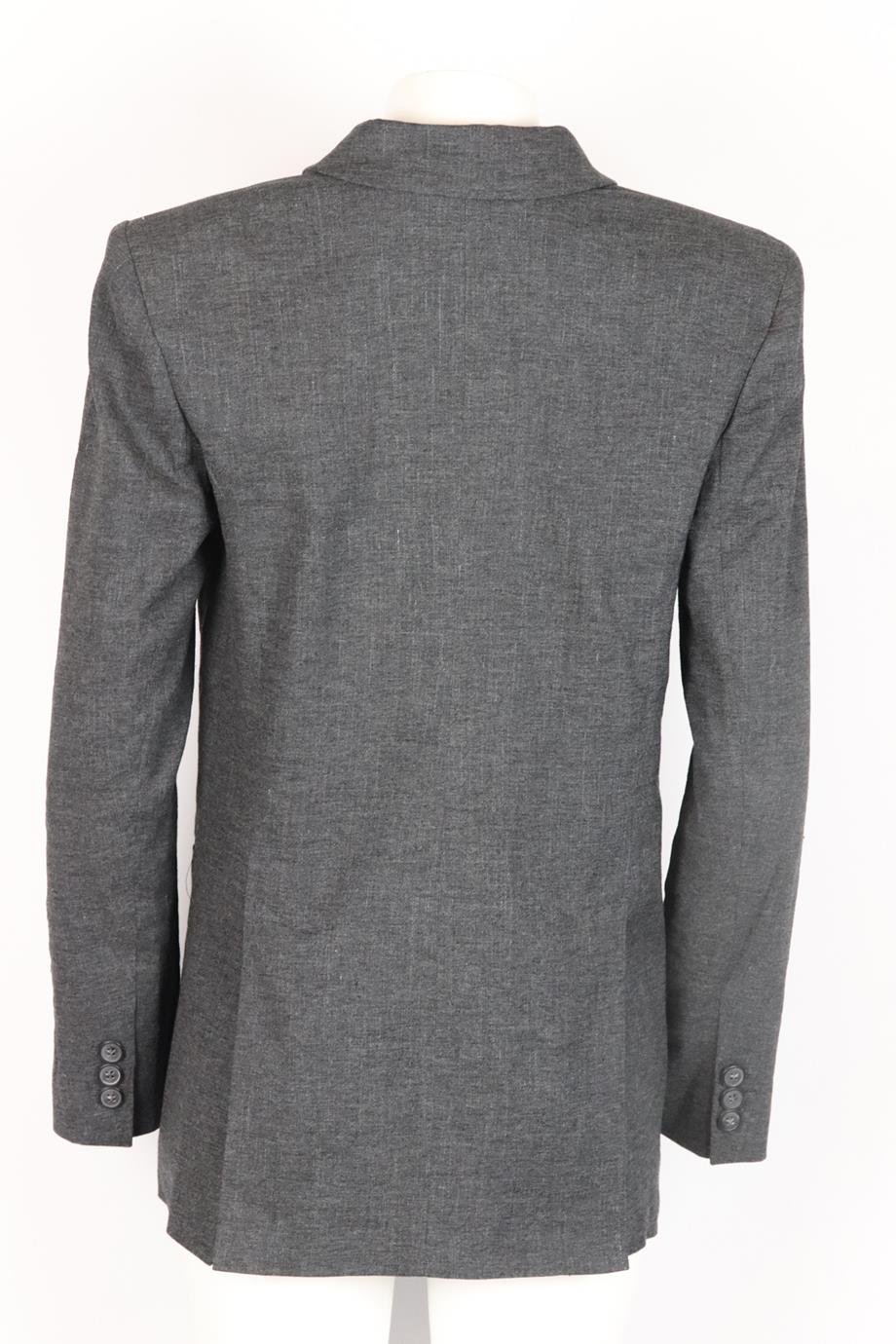 ISABEL MARANT ÉTOILE DOUBLE BREASTED LINEN BLAZER FR 38 UK 10