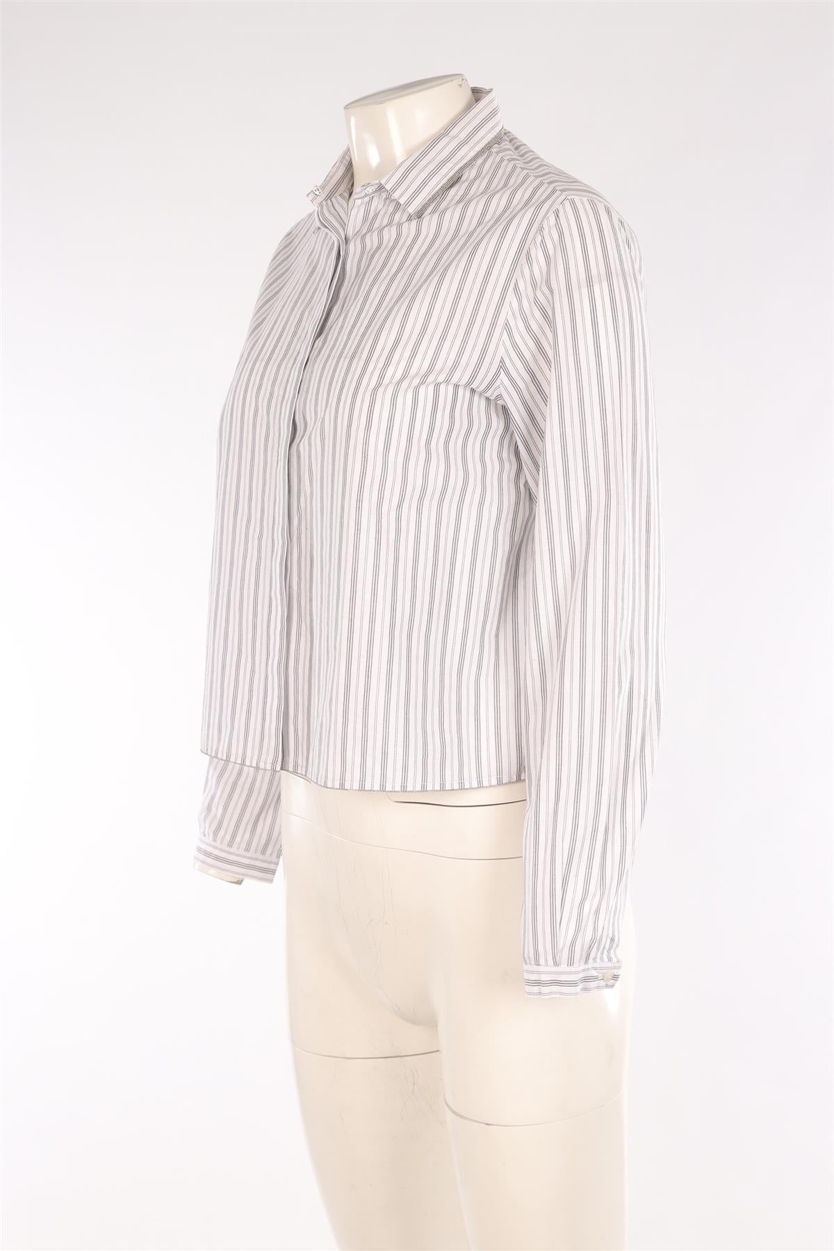 FABIANA FILIPPI WHITE COTTON SHIRT IT 40 UK 8