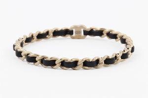 CHANEL BLACK 2012 CC CHAIN BRACELET