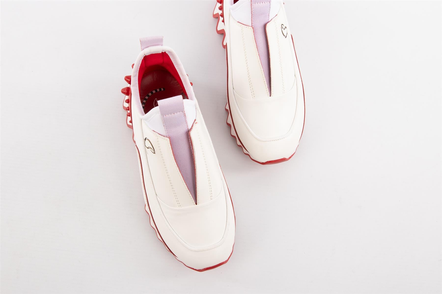 CHRISTIAN LOUBOUTIN WHITE KIDS GIRLS SNEAKERS EU 29 UK 10.5 US 11.5