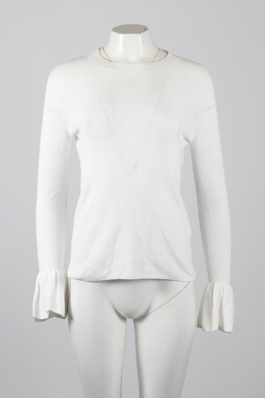 SEE BY CHLOÉ RIBBED COTTON SWEATER XSMALL