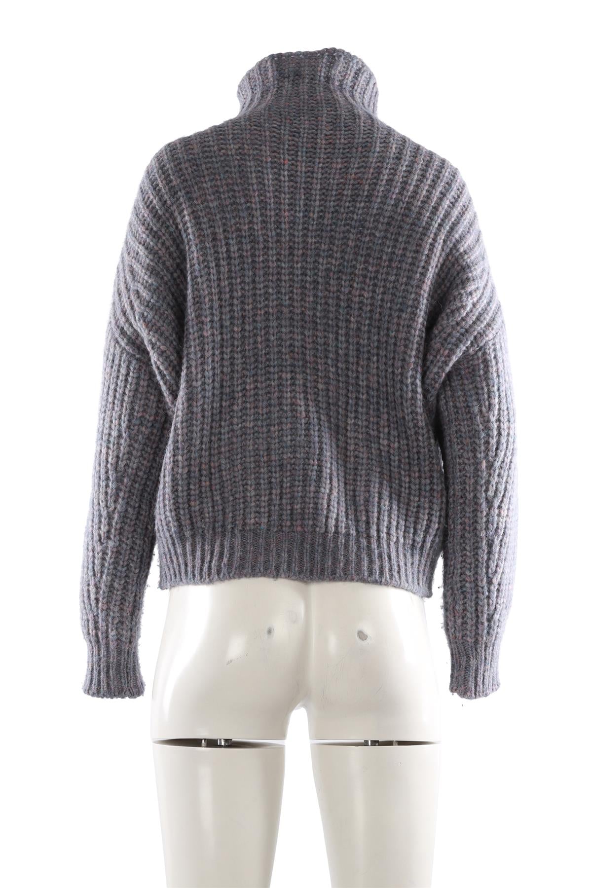 PURPLE ALPACA SWEATER