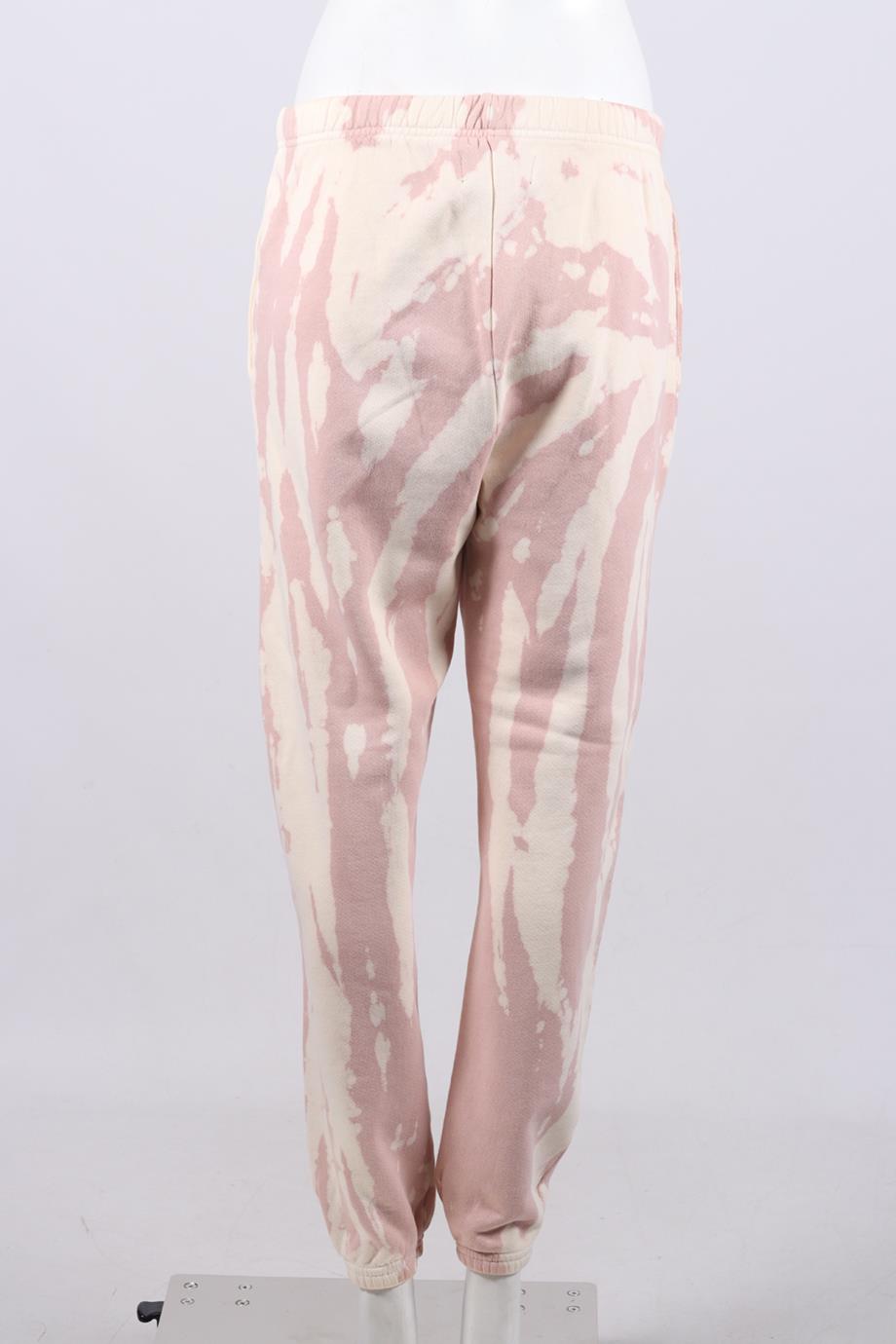 LES TIEN TIE DYED COTTON TRACK PANTS XXSMALL