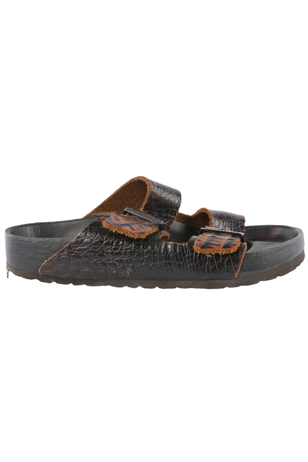BIRKENSTOCK BROWN LEATHER SANDALS EU 38 UK 5 US 8