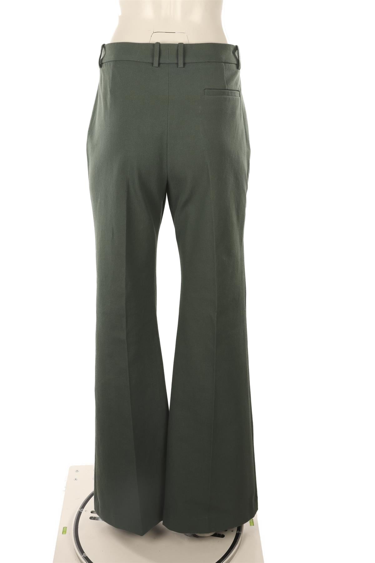 JOSEPH GREEN COTTON WIDE LEG PANTS FR 44 UK 16