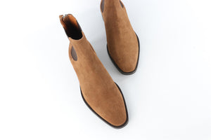 GIVENCHY BROWN MEN'S SUEDE ANKLE BOOTS EU 42 UK 8 US 9