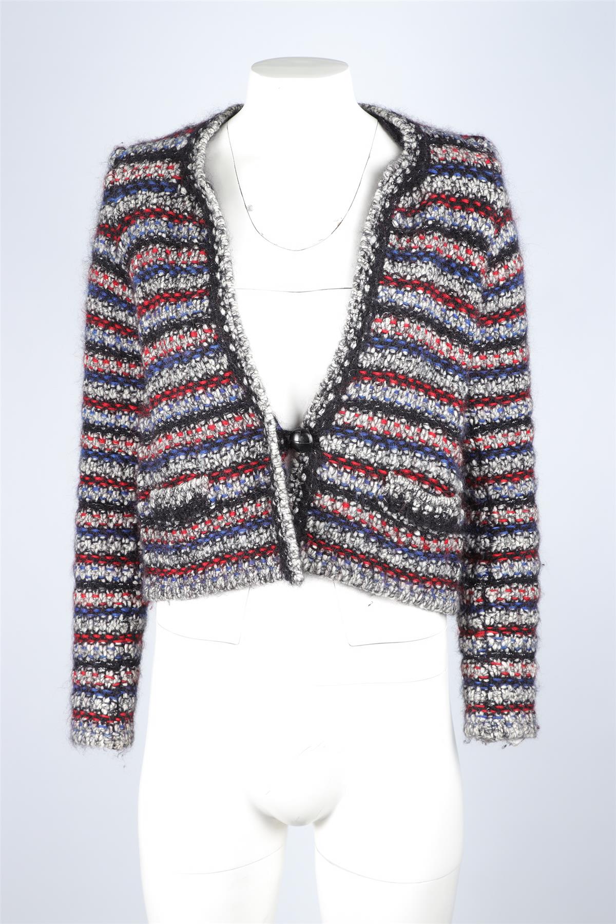 ISABEL MARANT MULTI WOOL JACKET FR 36 UK 8
