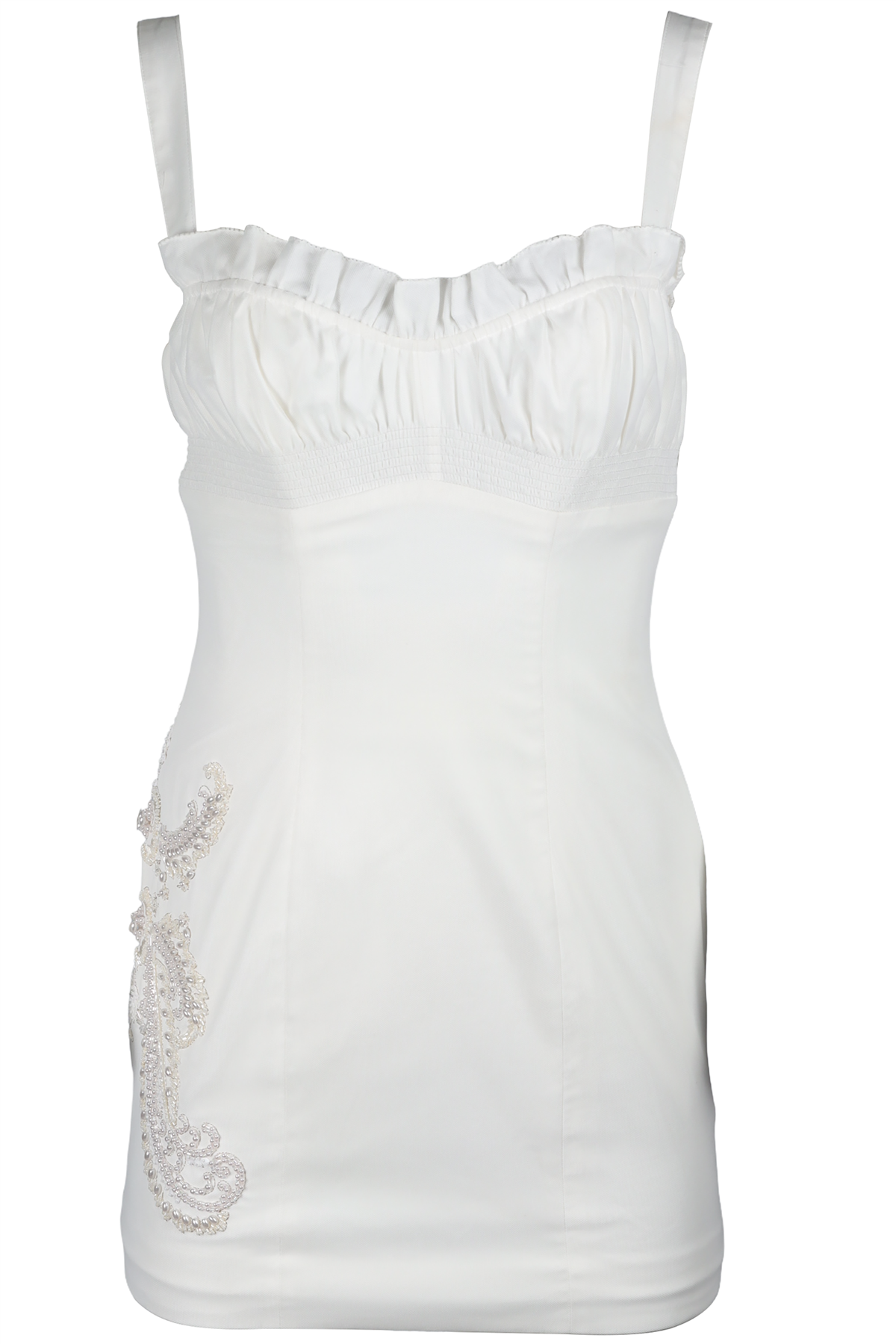 THE COLLECTION BY REFORMATION WHITE COTTON MINI DRESS US 2 UK 6