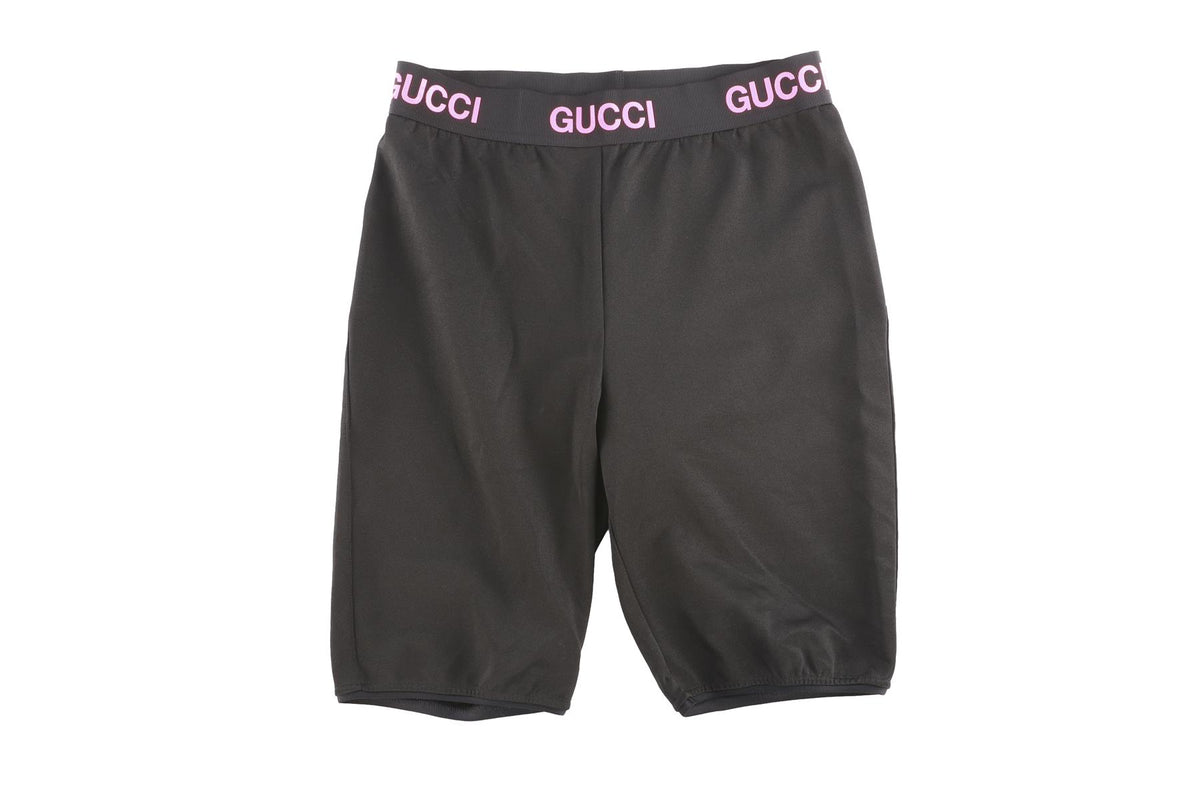 GUCCI BLACK JERSEY SHORTS MEDIUM
