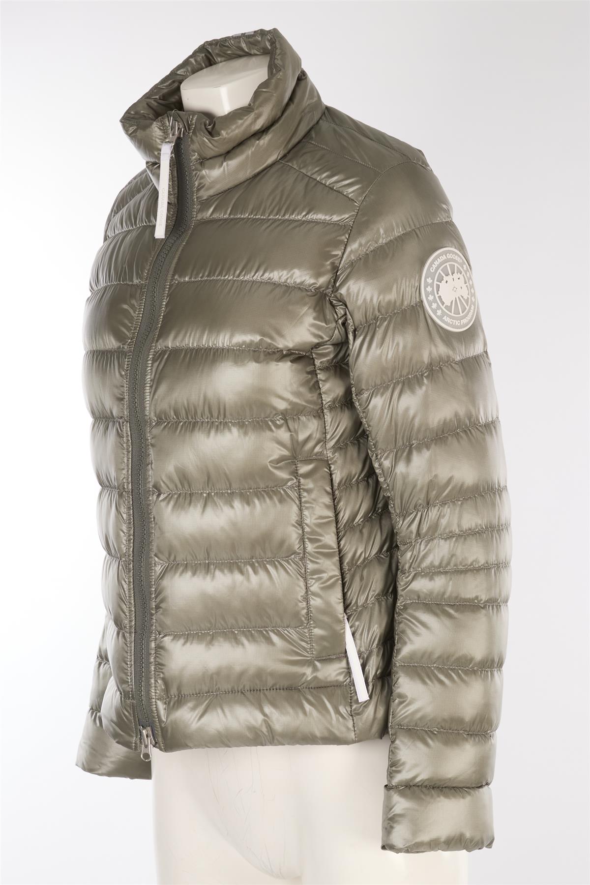 CANADA GOOSE GREEN PADDED DOWN JACKET SMALL