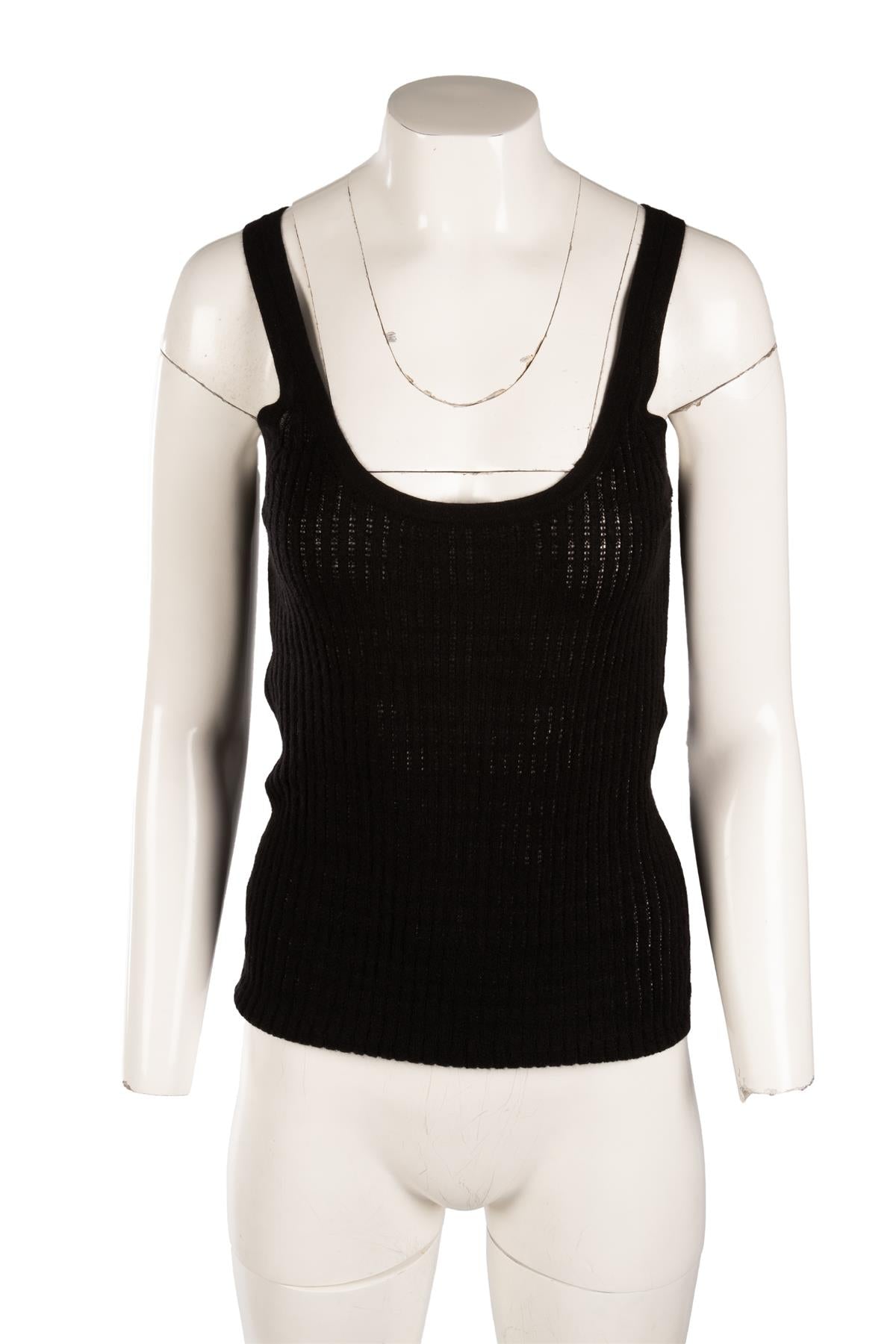 GABRIELA HEARST BLACK CASHMERE VEST LARGE