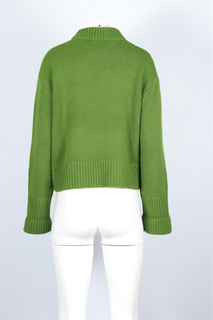 Lisa Yang Green Cashmere Sweater MEDIUM - LARGE