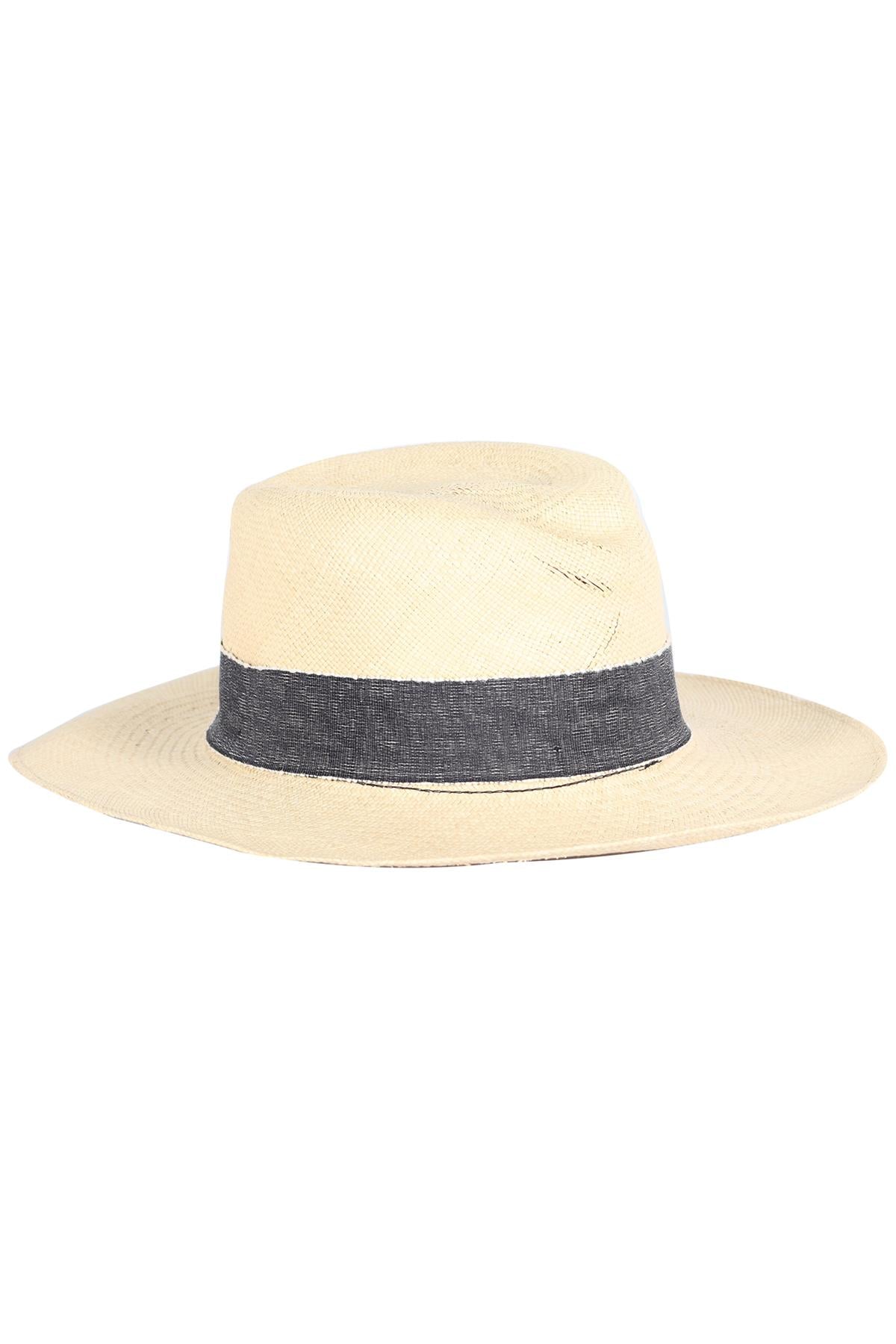 MAISON MICHEL STRAW HAT MEDIUM