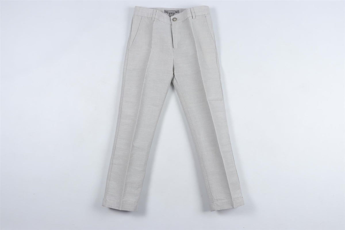 BONPOINT GREY KIDS BOYS PANTS 8 YEARS