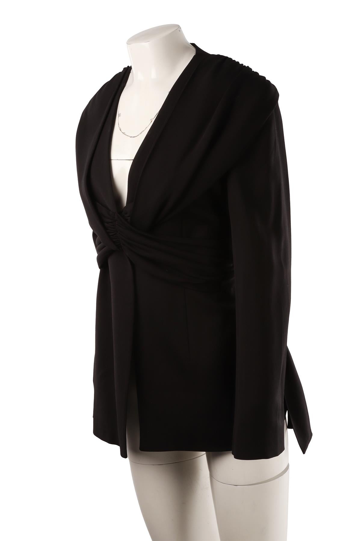 BLACK WOOL JACKET