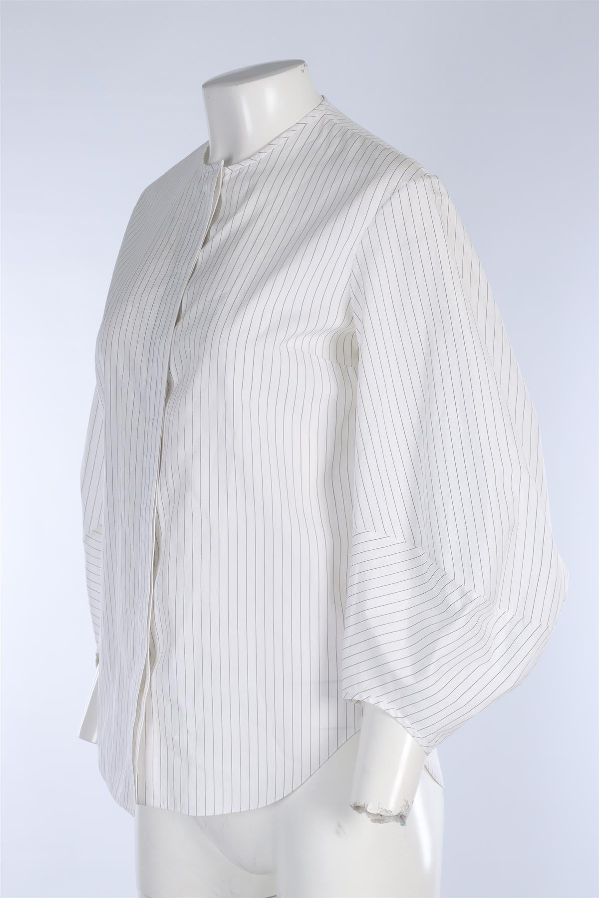 CHRISTIAN DIOR WHITE COTTON SHIRT FR 36 UK 8