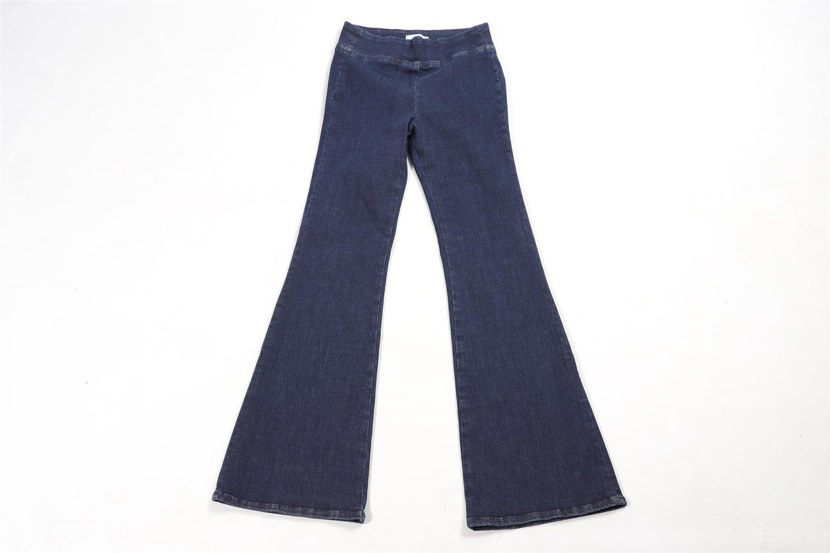 FRAME BLUE HIGH RISE FLARED JEANS W29 UK 10-12