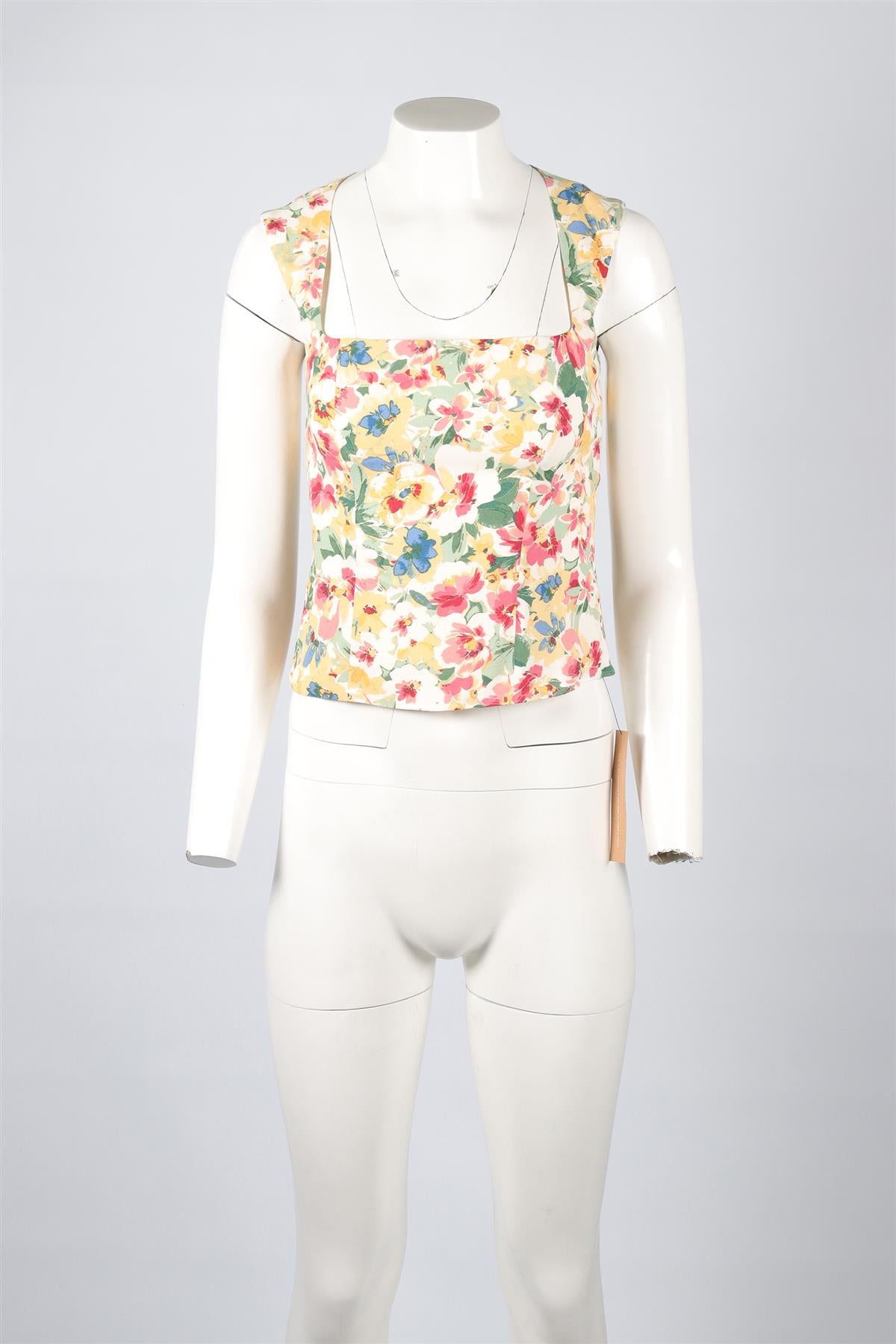 REFORMATION MULTI CREPE TOP US 2 UK 6