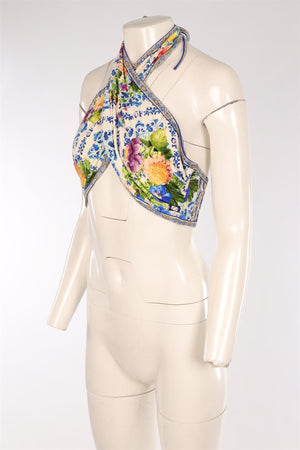 CAMILLA BLUE MODAL TOP MEDIUM - LARGE