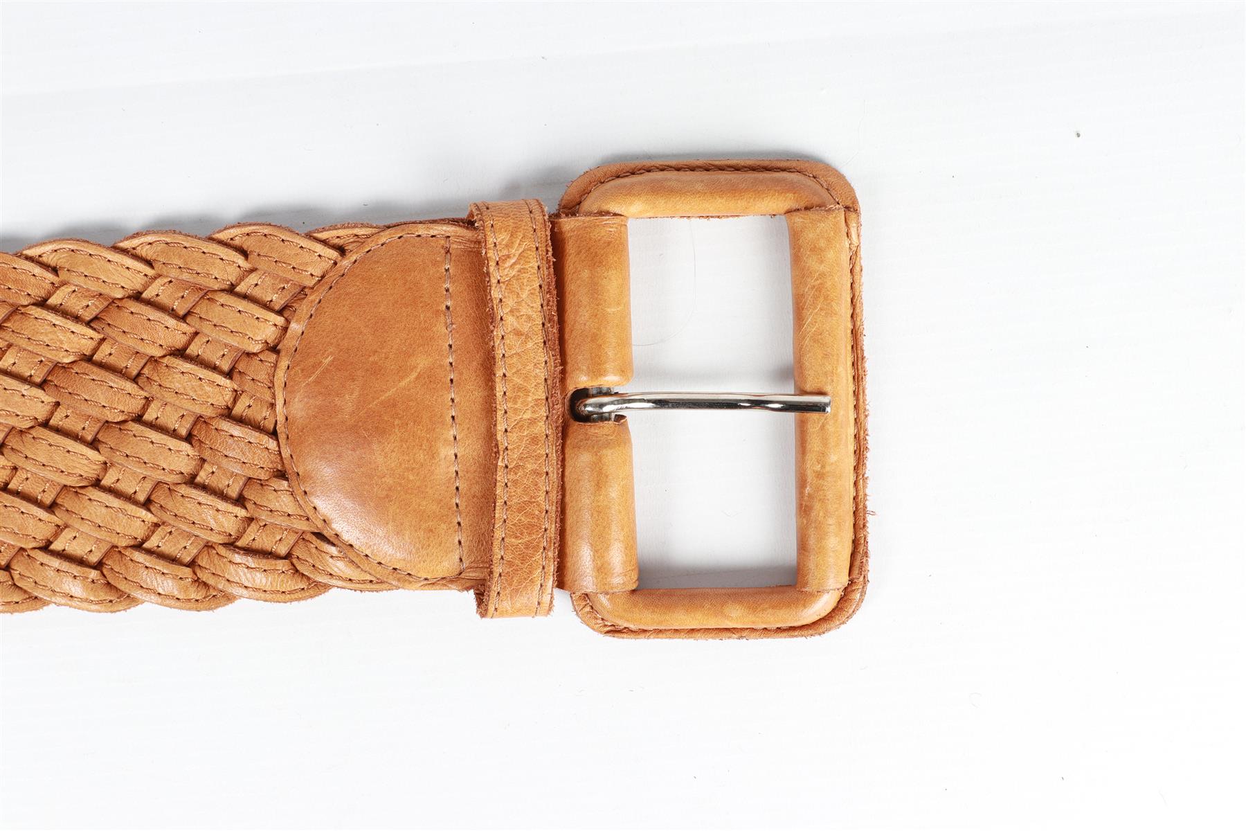 CHLOÈ BROWN LEATHER WAIST BELT 70-80 CM