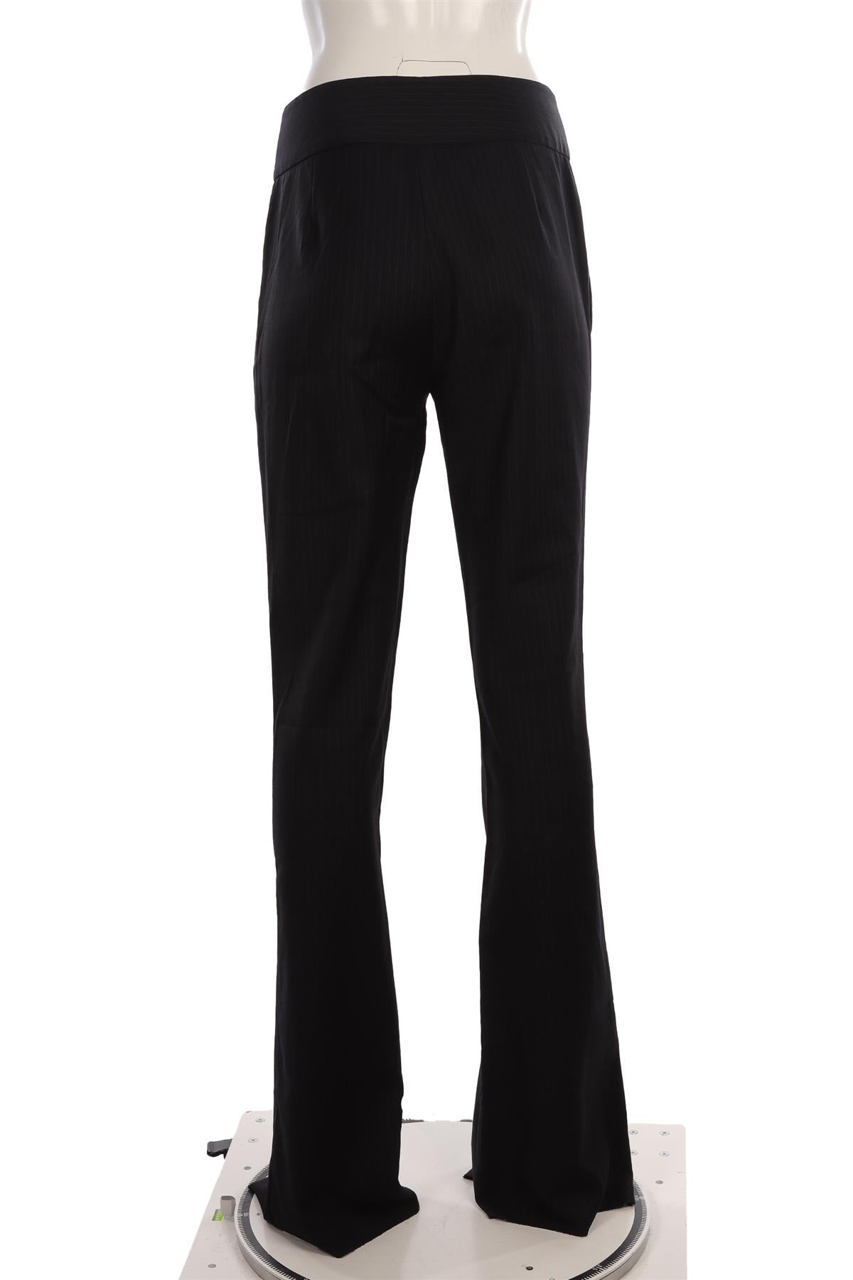 D&G NAVY WOOL STRAIGHT LEGGED PANTS IT 46 UK 14
