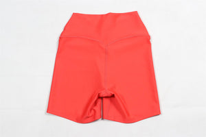 ALO YOGA RED JERSEY SHORTS SMALL