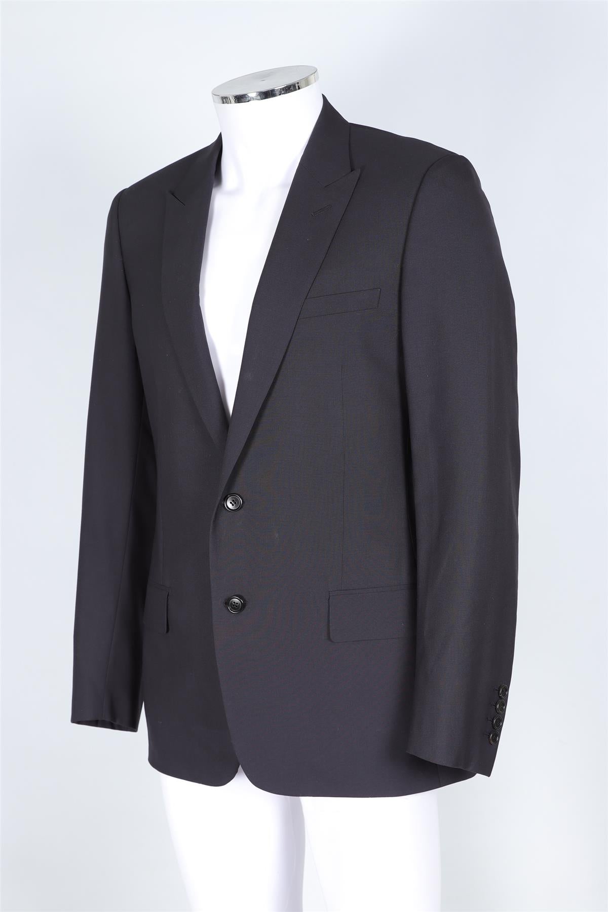 CHRISTIAN DIOR NAVY MEN'S WOOL BLAZER IT 50 UK/US 40
