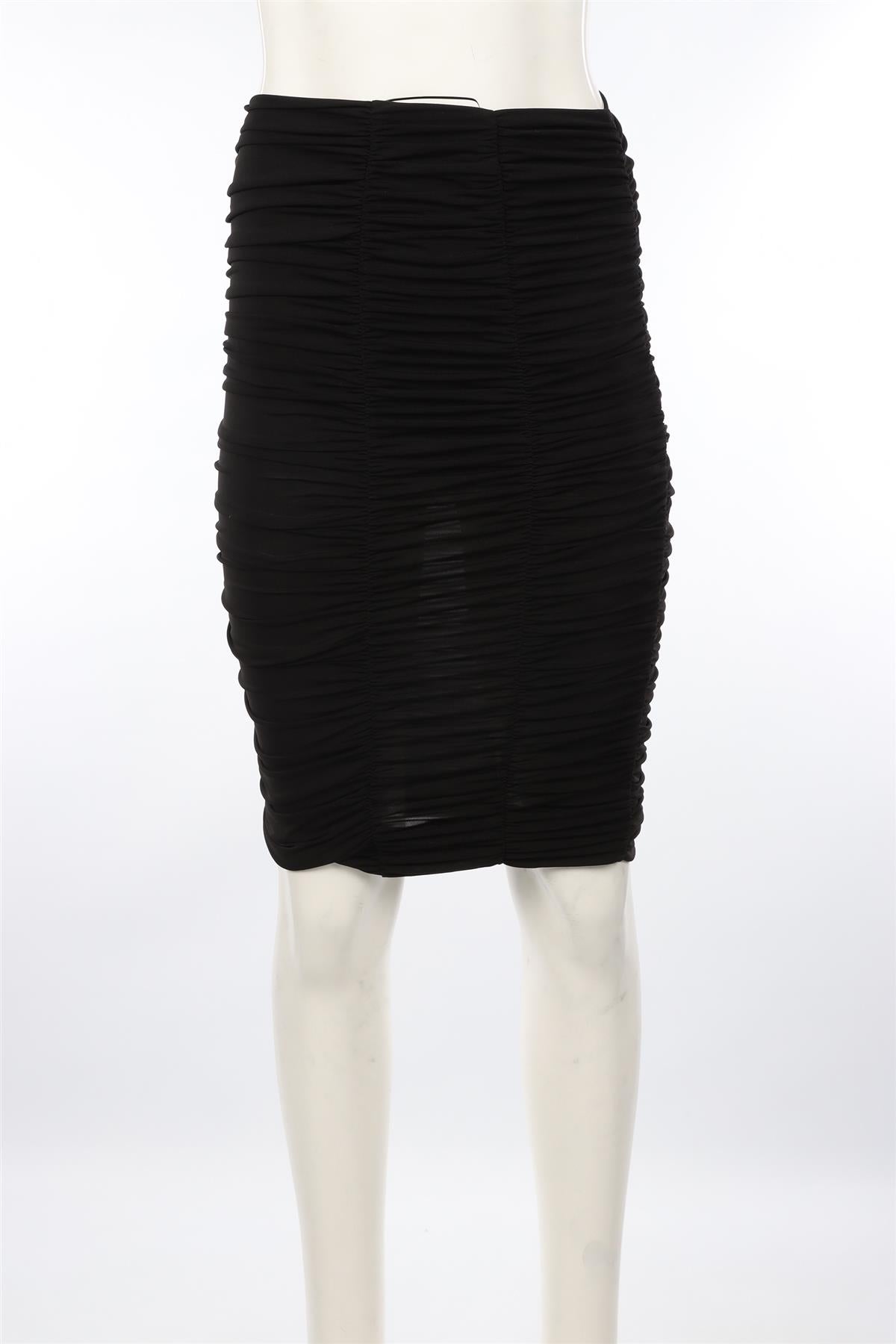 DOLCE & GABBANA BLACK JERSEY SKIRT IT 38 UK 6