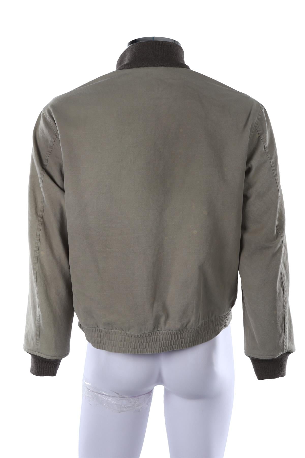 GREEN MEN'S COTTON JACKET