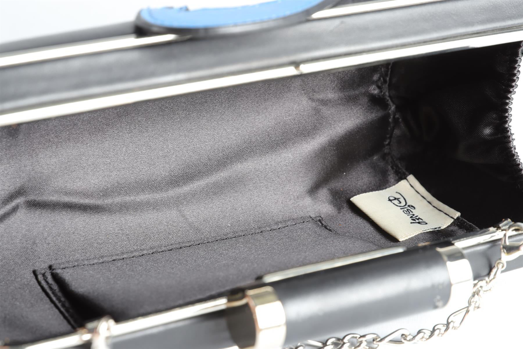 PINKO BLACK LEATHER CLUTCH