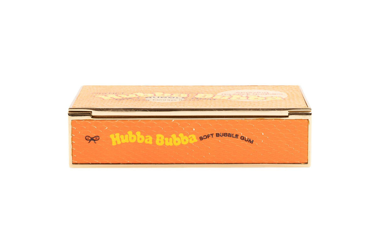ANYA HINDMARCH ORANGE SNAKESKIN CLUTCH