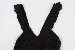 ISABEL MARANT BLACK SILK TOP FR 36 UK 8