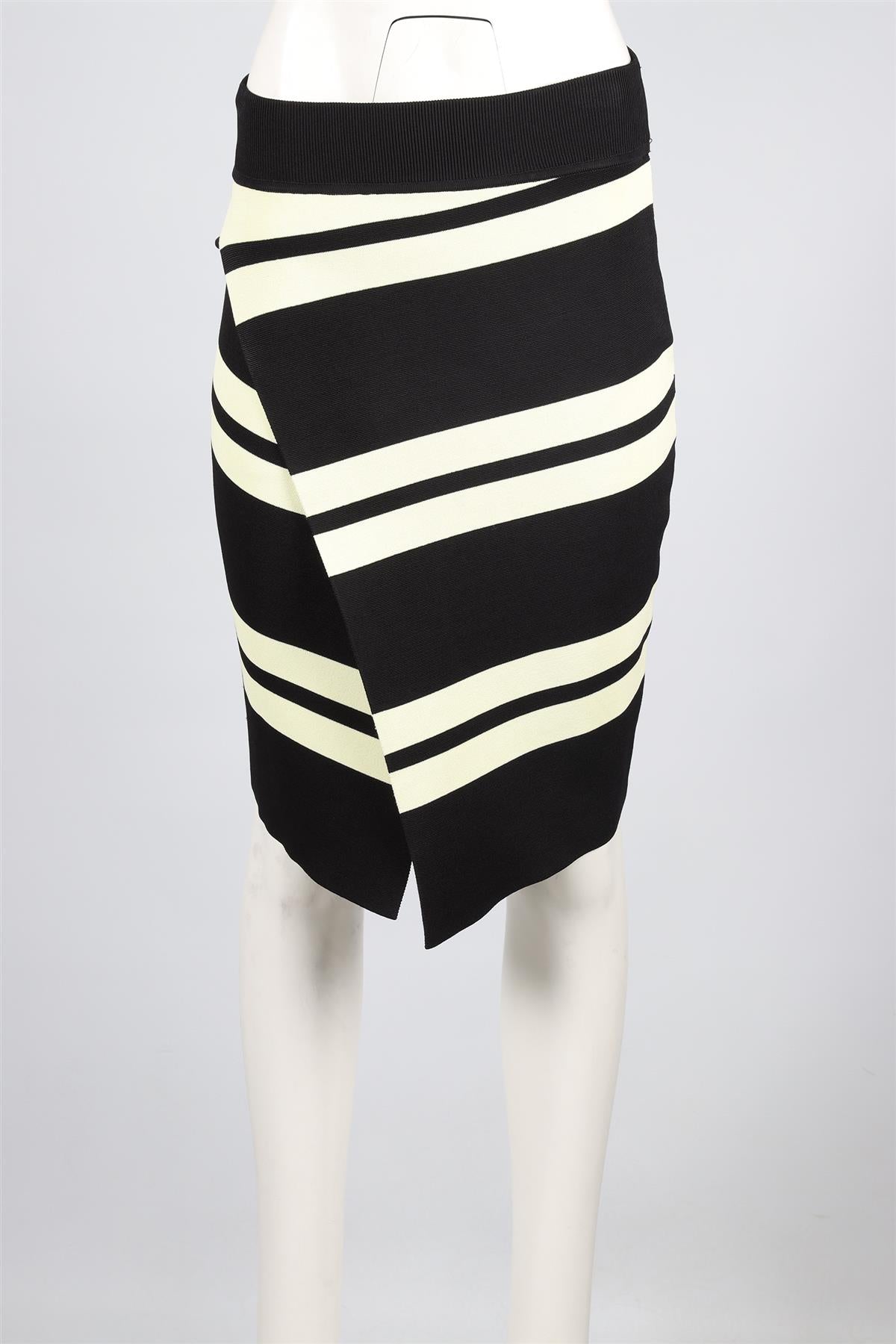 A.L.C. BLACK KNIT MINI SKIRT XSMALL