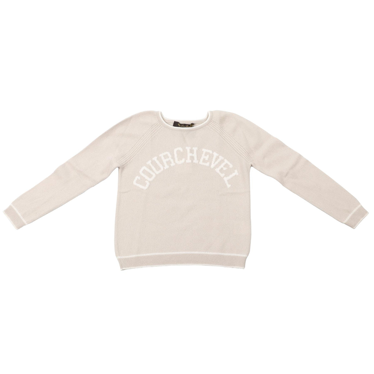 LORO PIANA ECRU KIDS BOYS SWEATER 6 YEARS