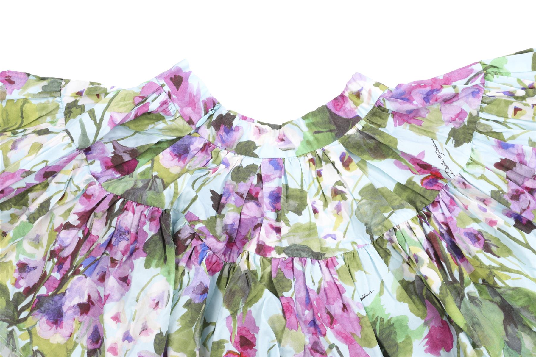 DOLCE & GABBANA MULTI BABY GIRLS TOP AND SKIRT SET 12-18 MONTHS