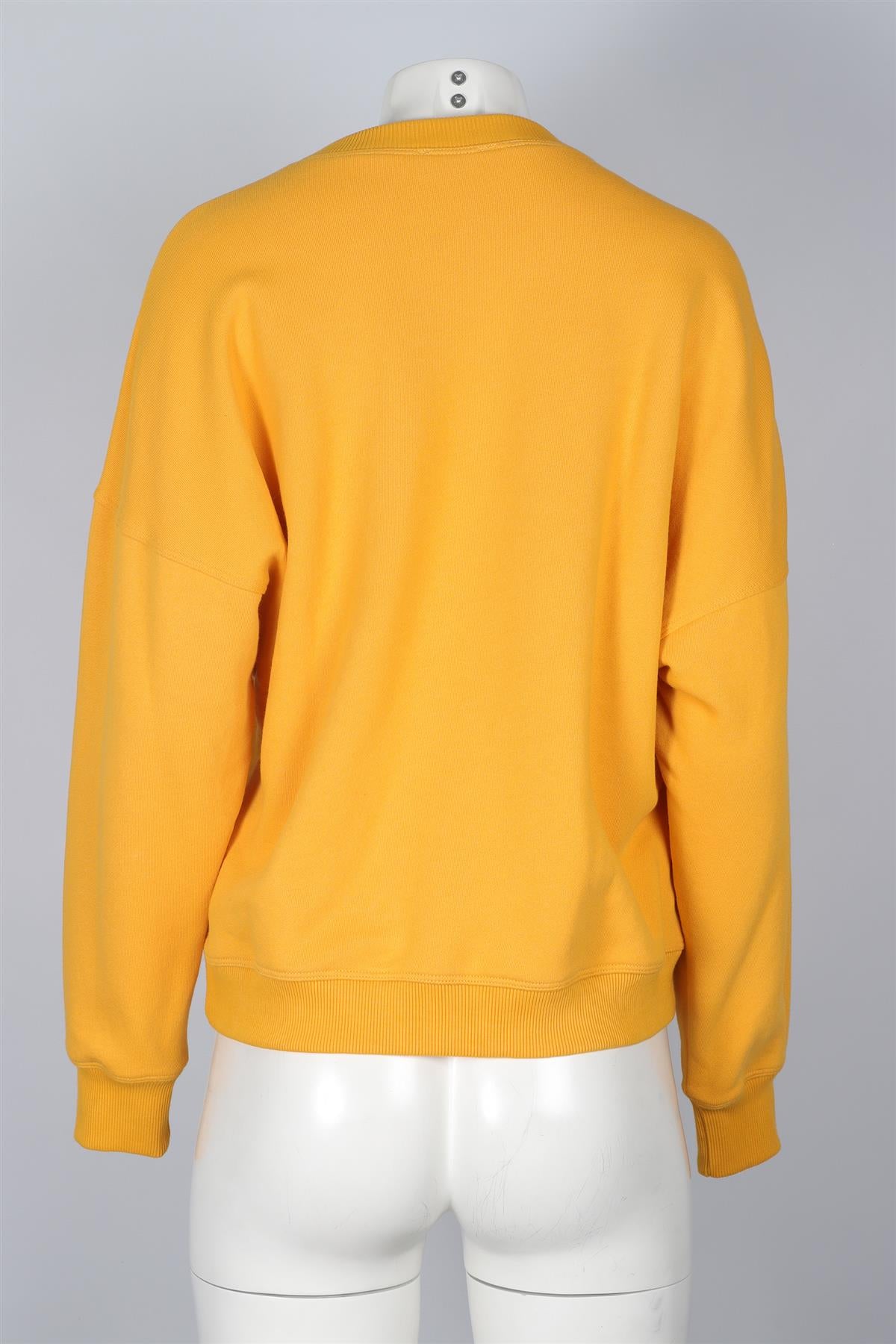 SABLYN ORANGE COTTON SWEATSHIRT XSMALL