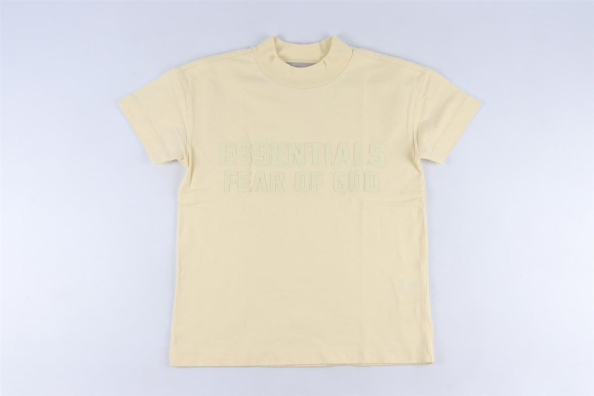 ESSENTIALS YELLOW KIDS BOYS T-SHIRT 6-7 YEARS