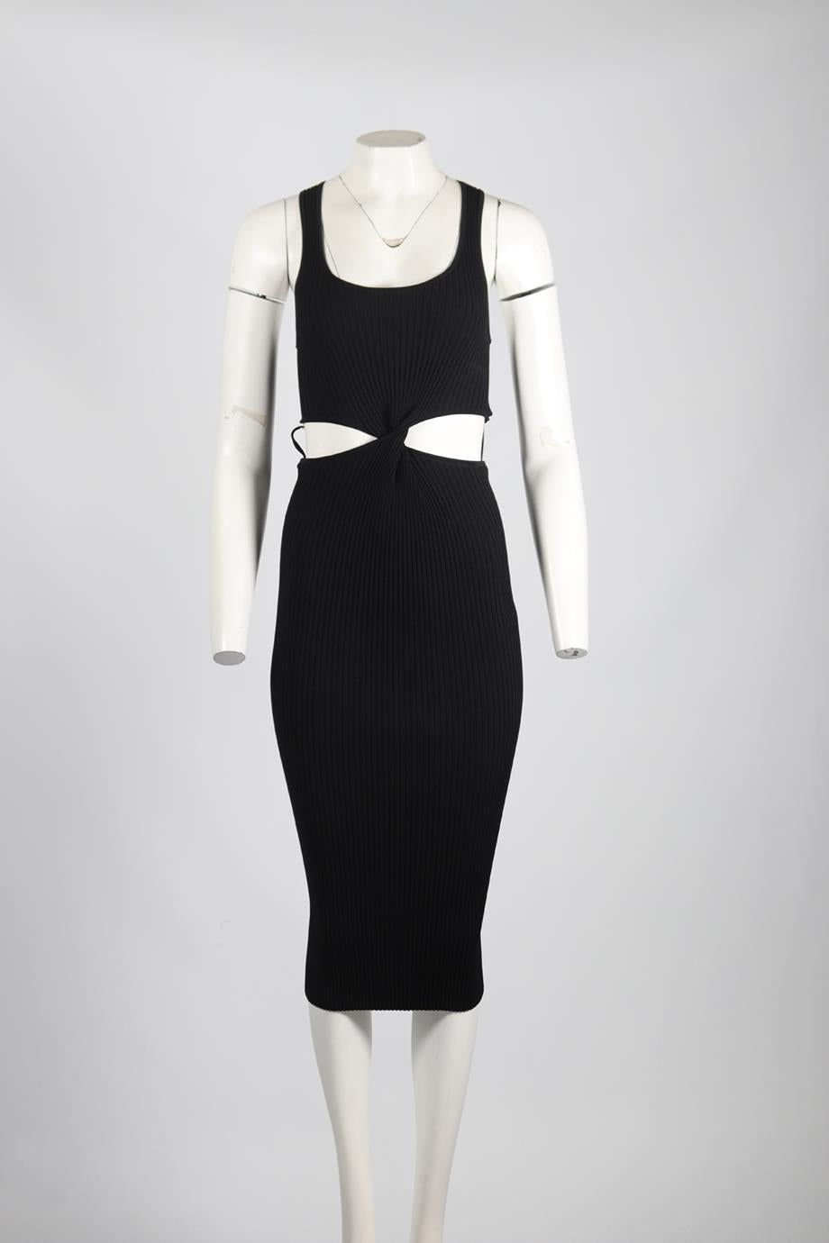 JONATHAN SIMKHAI KNIT MIDI DRESS SMALL
