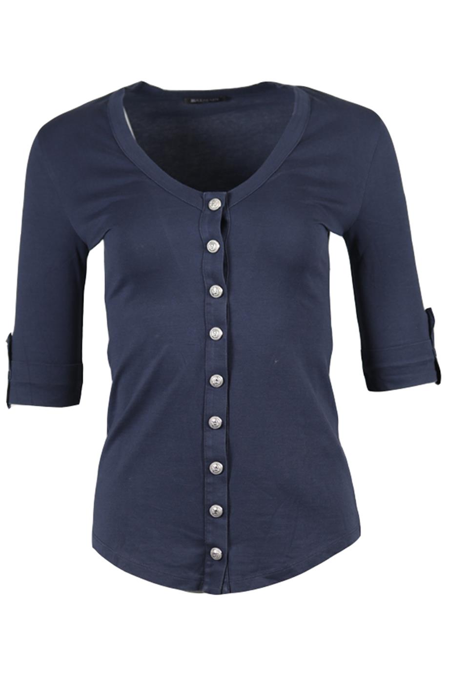 BALMAIN COTTON TOP FR 36 UK 8